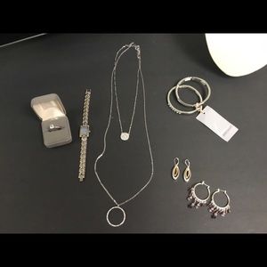 Bundle of silver tone